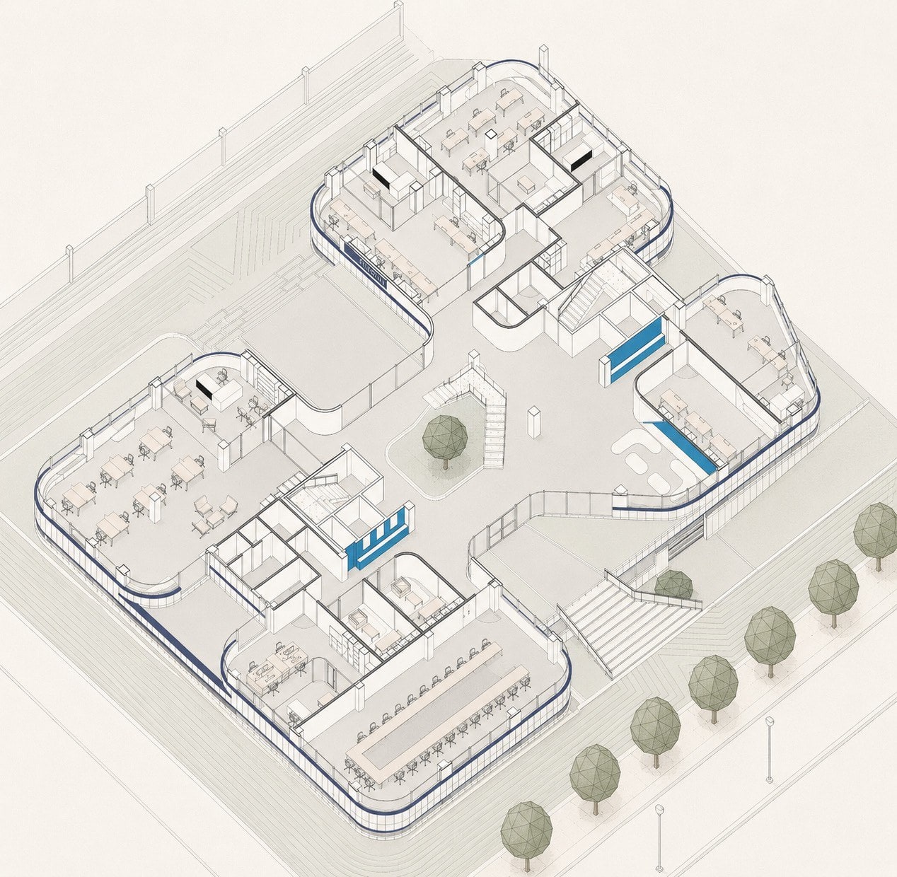 Second floor isometric