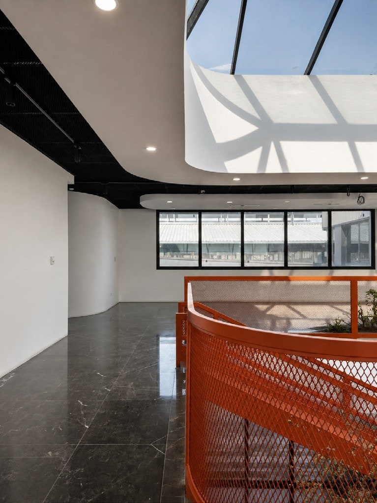Void with the orange balustrade