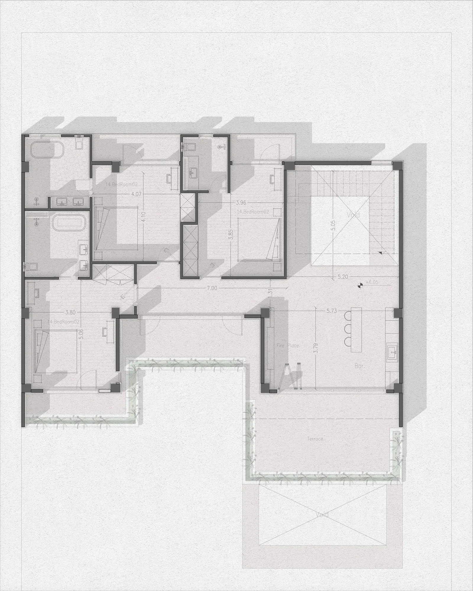 Modaam Villa first floor plan
