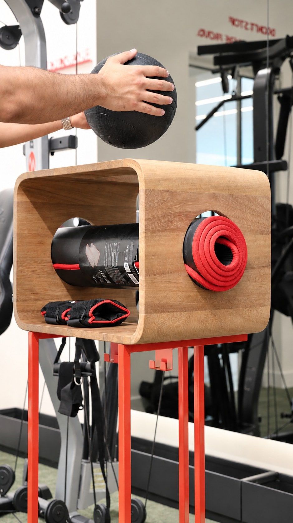 Storage unit in use