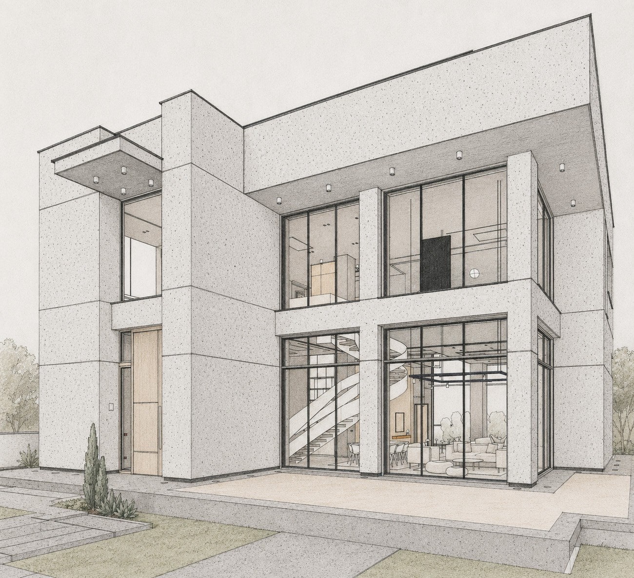 Elevation sketch