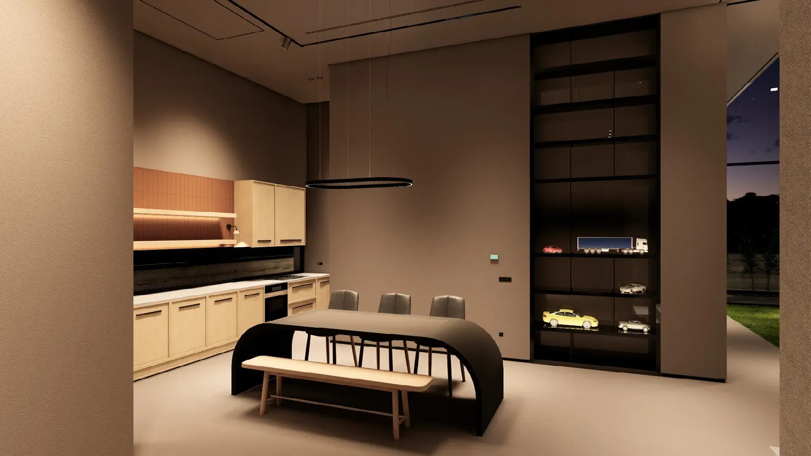 Kitchen and dining